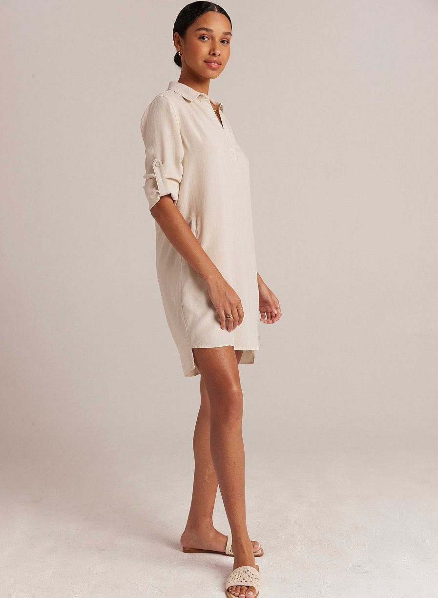 Bella Dahl Long Sleeve A-Line Shirt Dress - Cliffside Mini Dresses