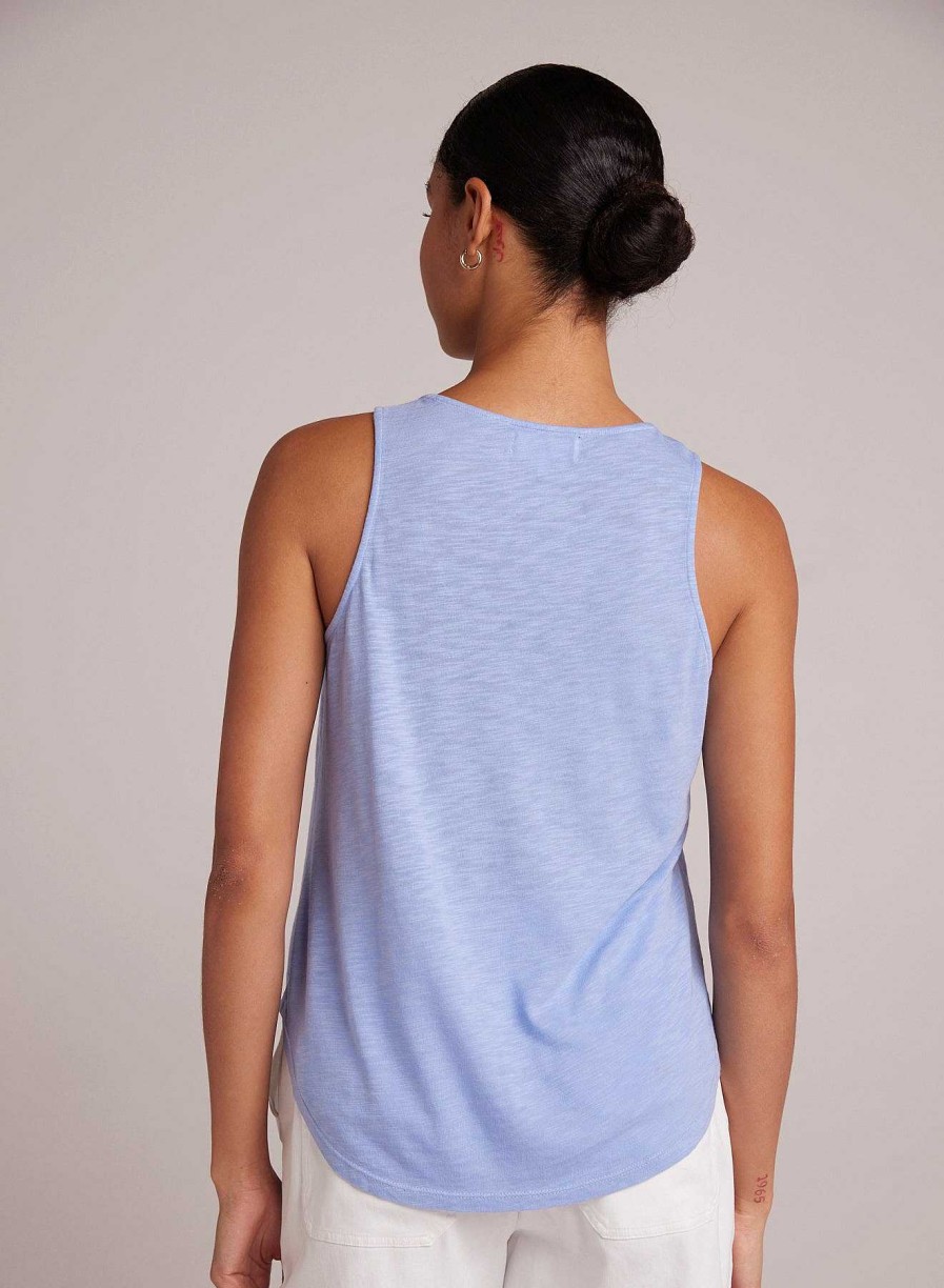 Bella Dahl Scoop Neck Tank - Peri Blue T-Shirts