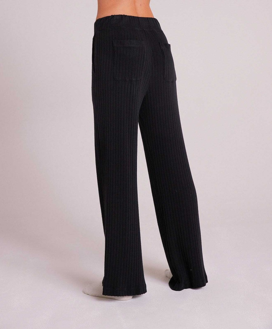 Bella Dahl Easy Wide Leg Pant - Black Pants