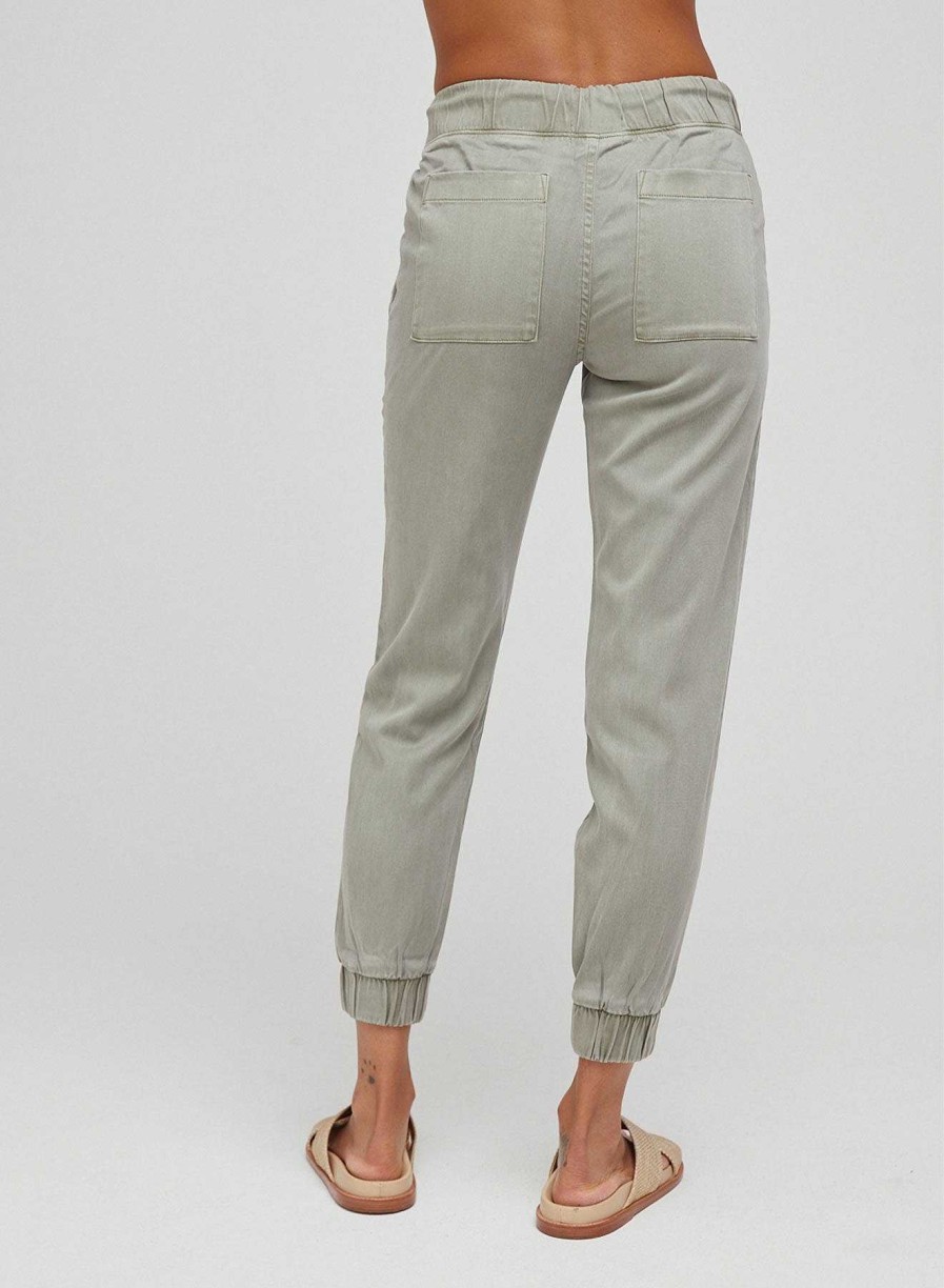 Bella Dahl Pocket Jogger - Soft Army Pants