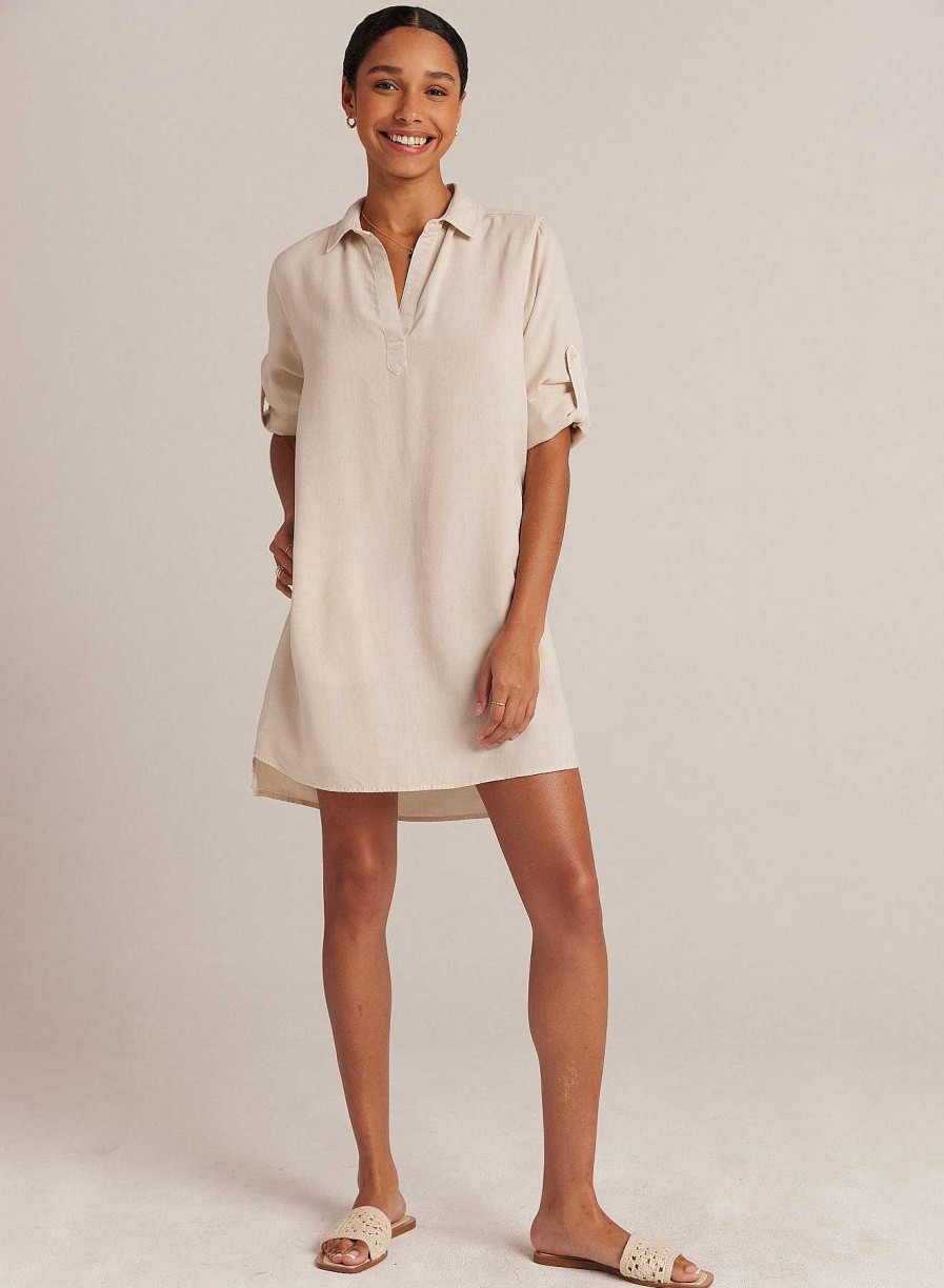 Bella Dahl Long Sleeve A-Line Shirt Dress - Cliffside Mini Dresses