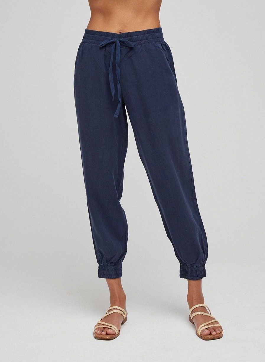 Bella Dahl Easy Drawstring Jogger - Endless Sea Joggers