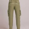 Bella Dahl Zephyr Tie Pocket Utility Pant - Khaki Army Pants