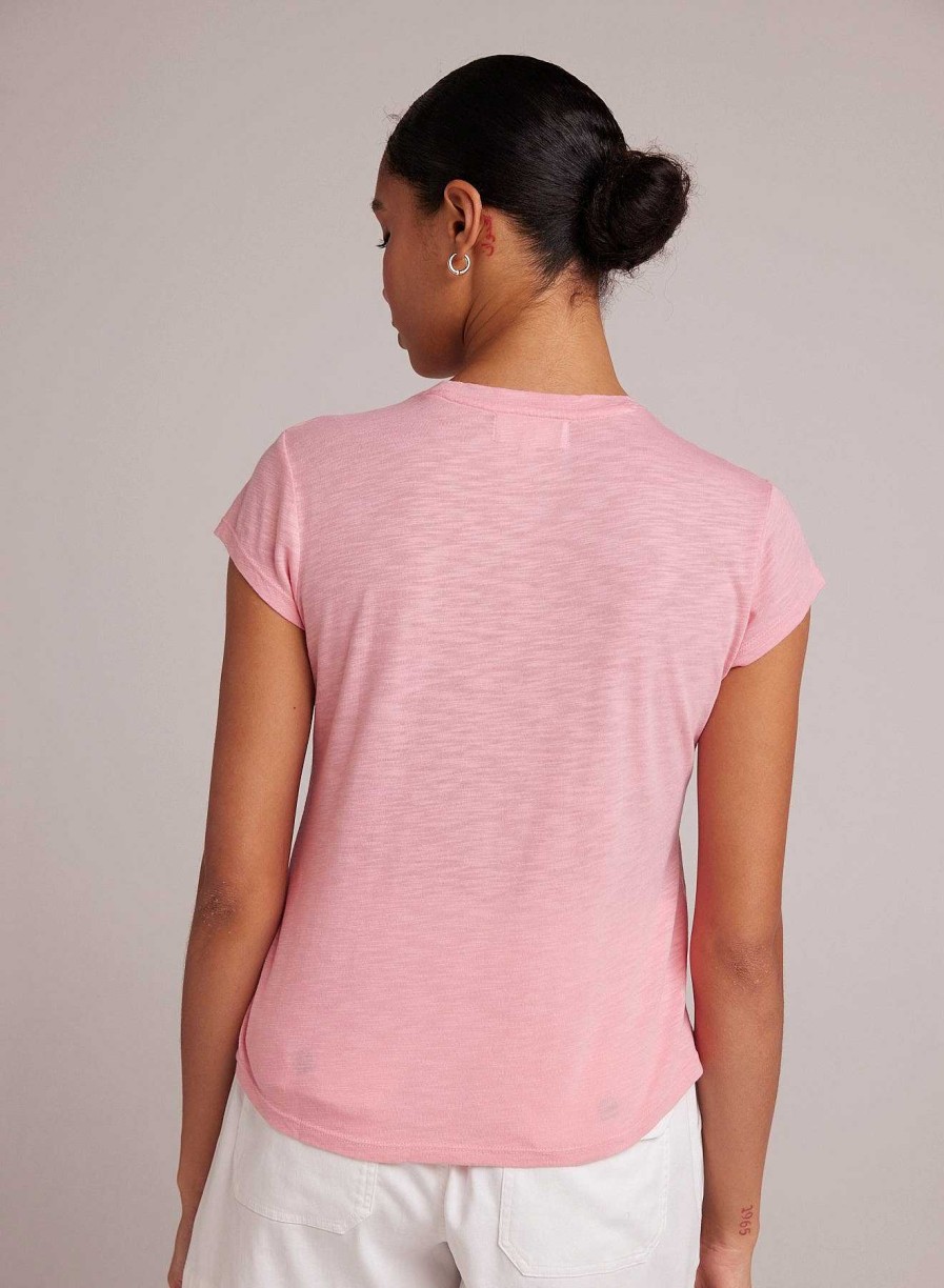 Bella Dahl Baby Crew Tee - Blossom Pink T-Shirts