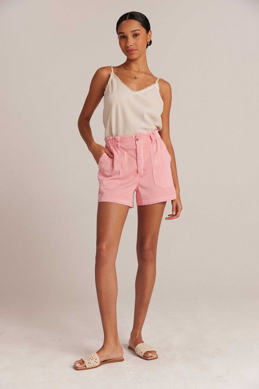 Bella Dahl Callie Ruffle Short - Blossom Pink Shorts