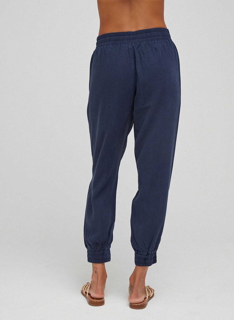 Bella Dahl Easy Drawstring Jogger - Endless Sea Pants