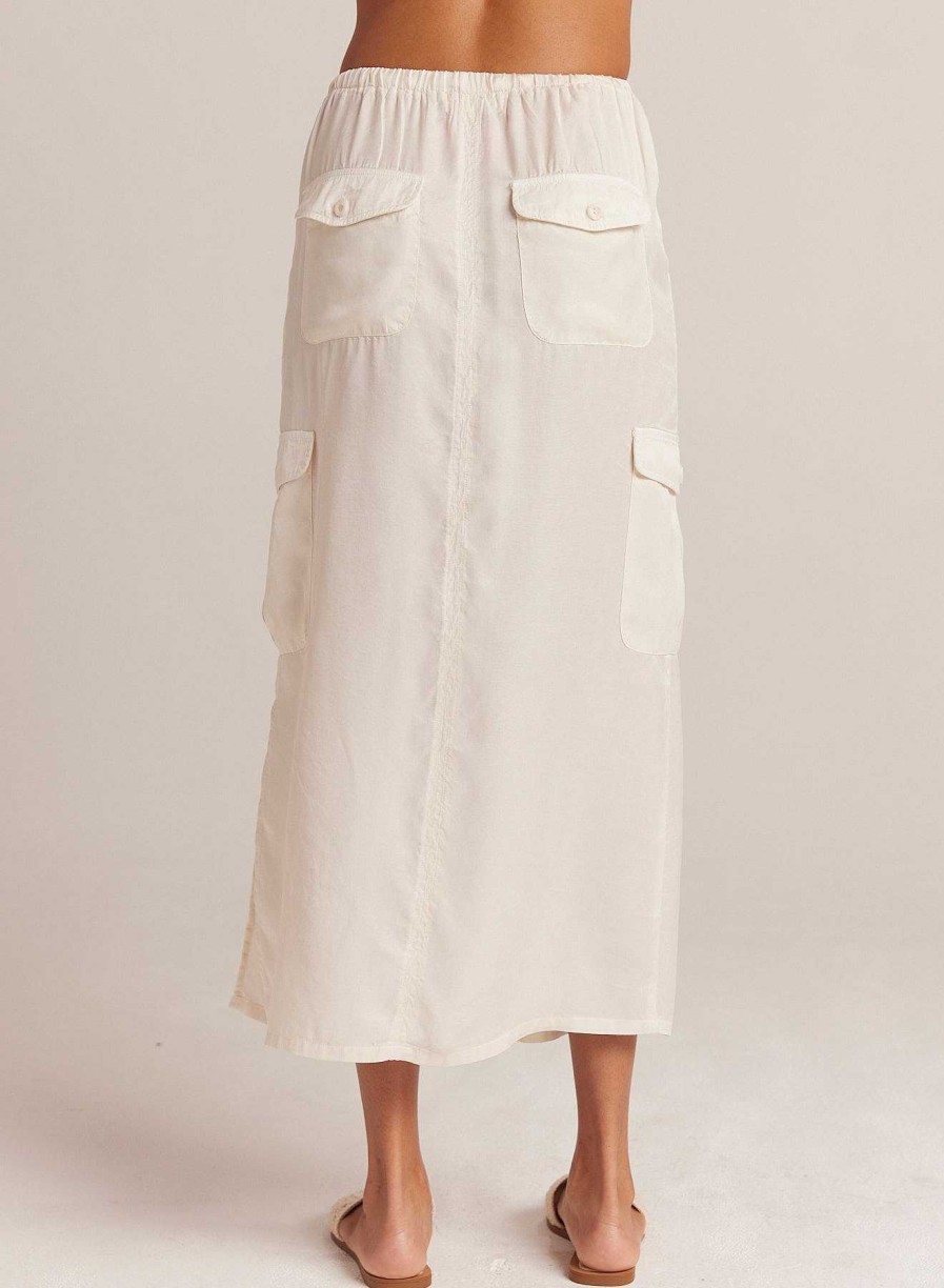 Bella Dahl Goldie Bellow Pocket Cargo Skirt - Oasis Sand Skirts