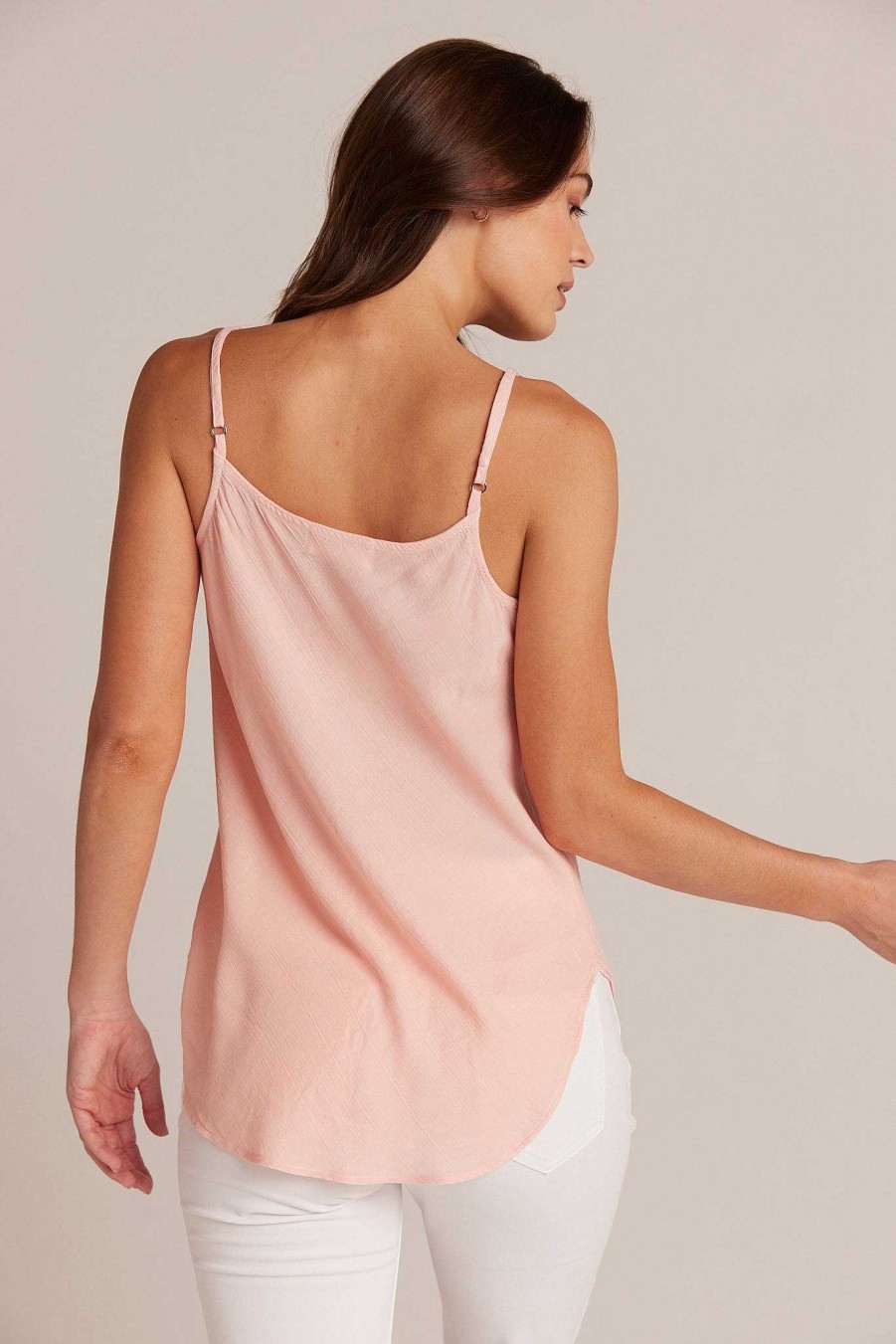 Bella Dahl V-Neck Camisol - Blush Peach Sleeveless