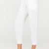 Bella Dahl Easy Drawstring Jogger - White Pants