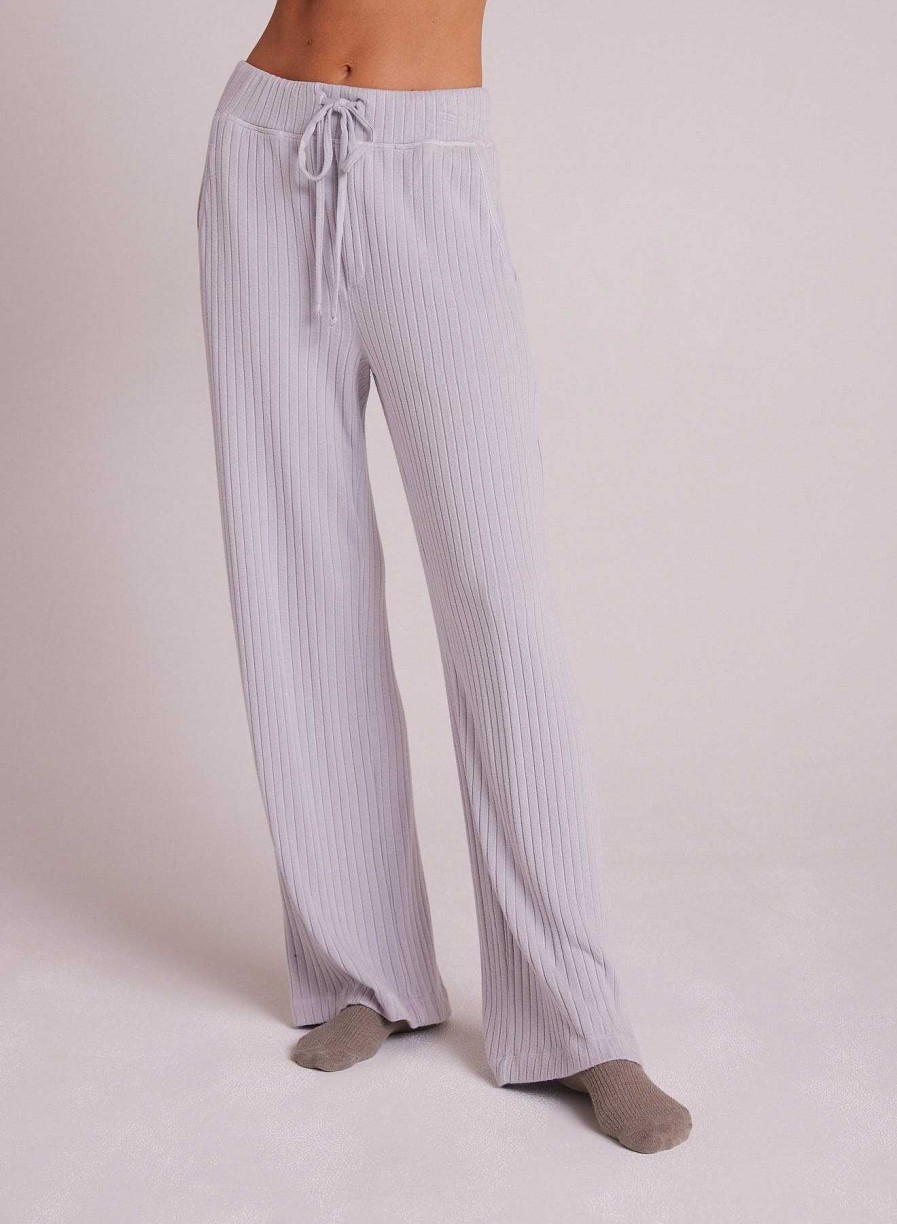 Bella Dahl Easy Wide Leg Pant - Silver Streak Pants